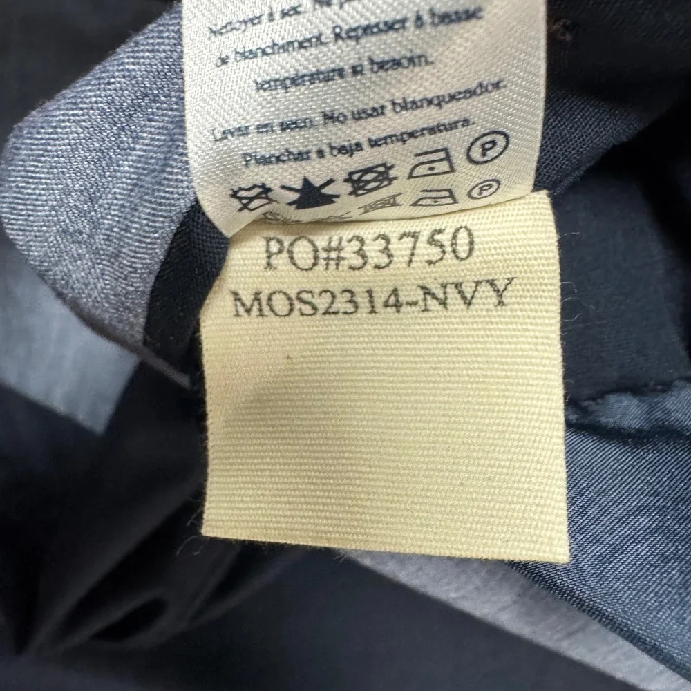 Faherty Reserve Movement Blazer Jacket Mens M Navy Blue Coolmax Bi-Stretch